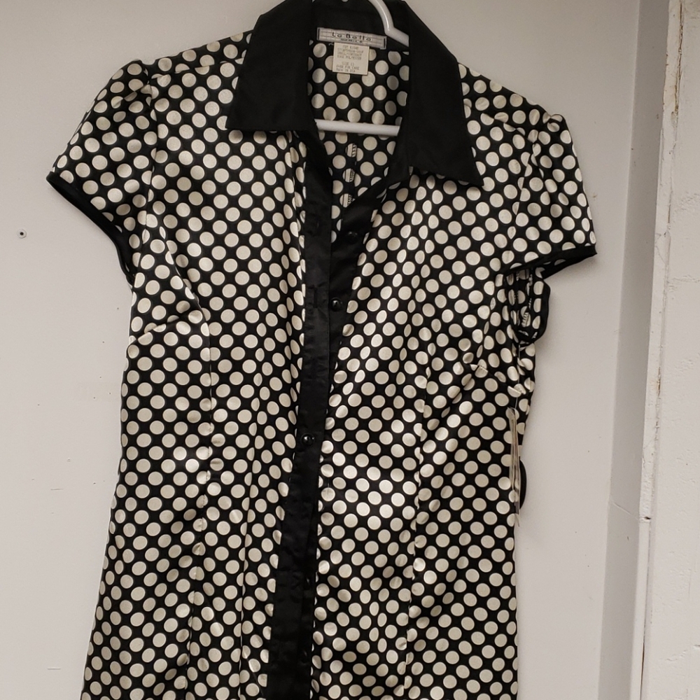 Black and white dress